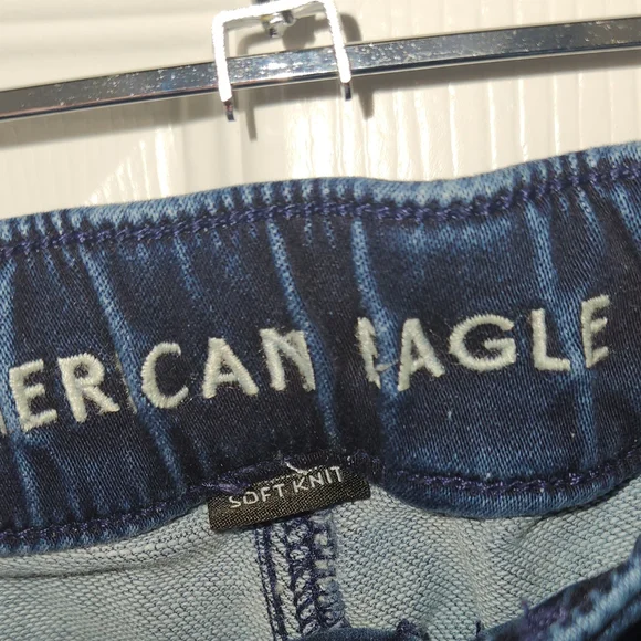 American Eagle Outfitters Soft Knit Denim Joggers - Picture 5 of 7